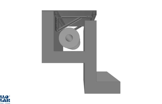 Rollladenabdeckungen für Pools - AQA Steel