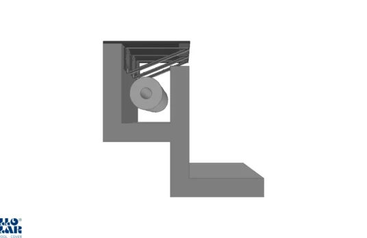 Rollladenabdeckungen für Pools - AQA Steel