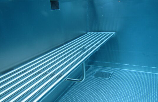 Sitzbank für Edelstahlpools - AQA Steel